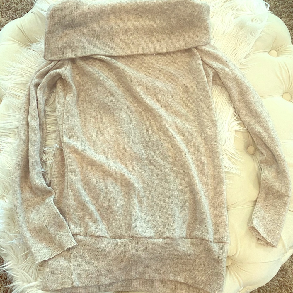 Off the shoulder sweater
